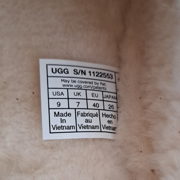 UGG Tazz Slipper / Clog - Color: Driftwood / Turquoise - Size: 9 - Picture 9 of 9